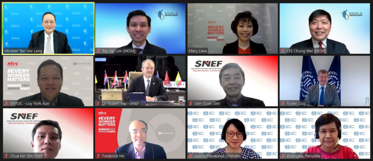 Virtual Meeting with ILO DG